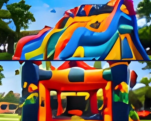 Fun-Day Challenge Bundle: Obstacle Course (15m), Combo Inflatable (7x5m)