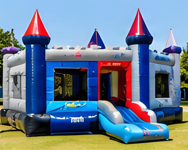 Castle with Slide (6 m × 4 m), commercial inflatable for sale in South Africa