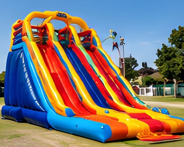 Giant Slide (Dual Lane) (12 m × 6 m), commercial inflatable for sale in South Africa