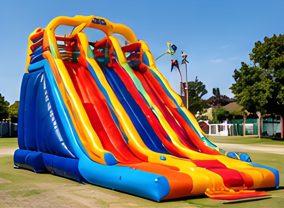 Giant Slide (Dual Lane) (12 m × 6 m), commercial inflatable for sale in South Africa