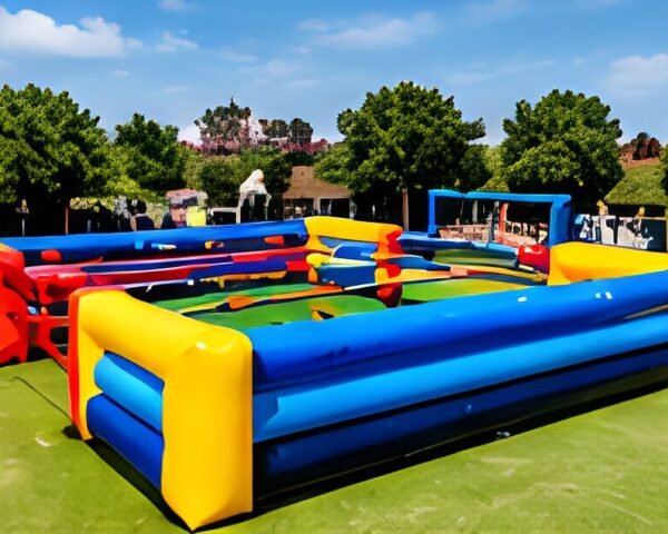 Human Foosball (10 m × 6 m), commercial inflatable for sale in South Africa