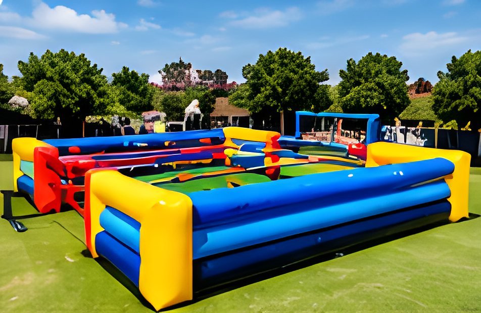 Human Foosball (10 m × 6 m), commercial inflatable for sale in South Africa