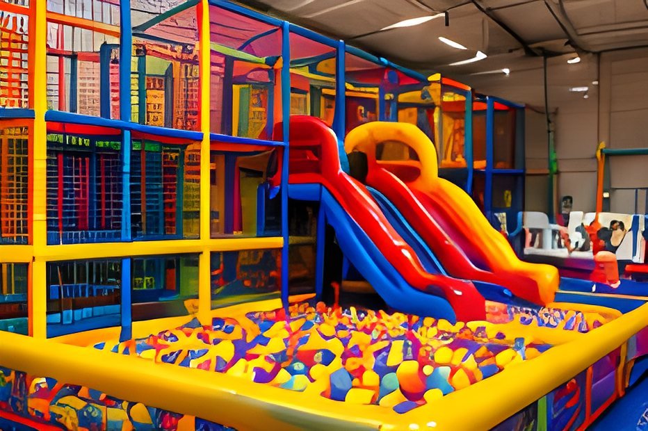 Indoor Play Centre (10 m × 6 m), commercial inflatable for sale in South Africa