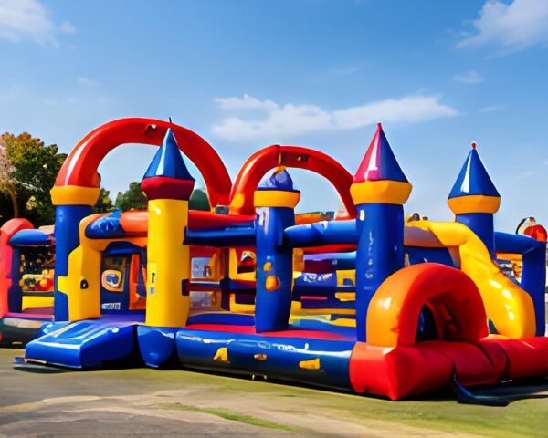 Mega Obstacle Course (16 m × 5 m), commercial inflatable for sale in South Africa
