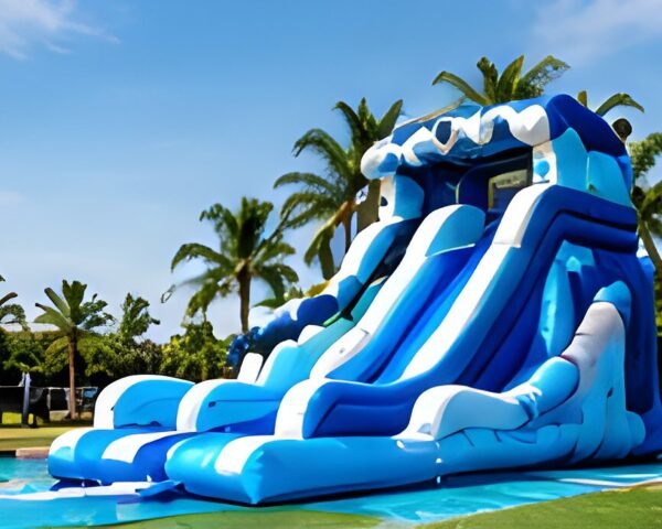 Tropical Water Slide (8 m × 5 m), commercial inflatable for sale in South Africa