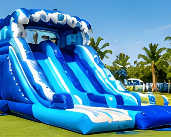 Wave Water Slide (10 m × 6 m), commercial inflatable for sale in South Africa